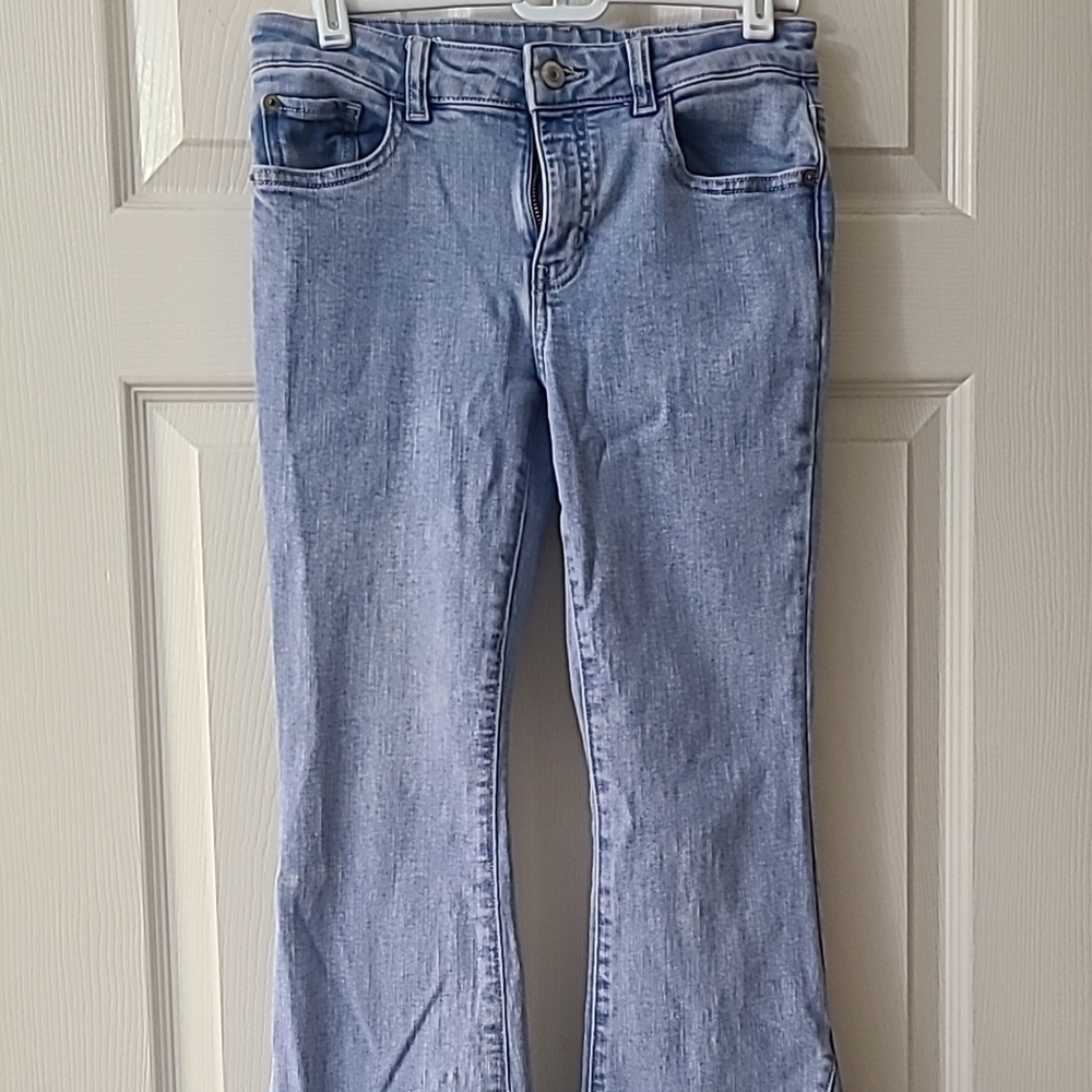 Girl's Light Blue Jeans Flare